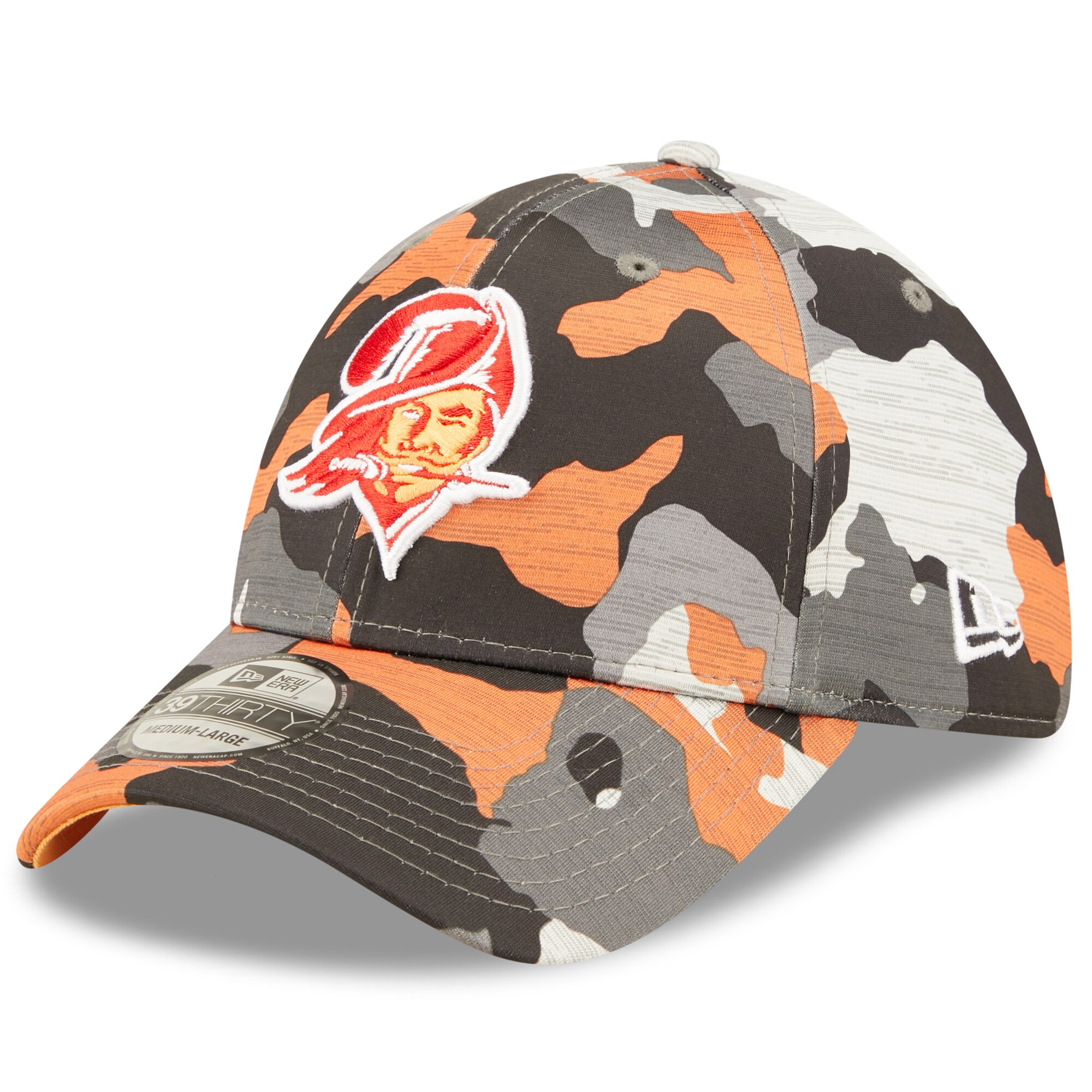 Buy Tampa Bay Buccaneers New Era 2022 NFL Training Camp Official Historic  Logo 39THIRTY Flex Hat - Camo F4521779 Online