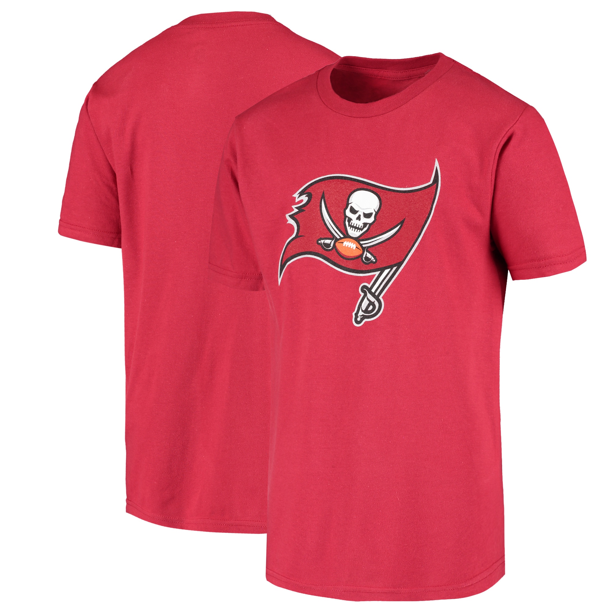 Buy Tampa Bay Buccaneers Youth Primary Logo T-Shirt - Red F3918001 Online