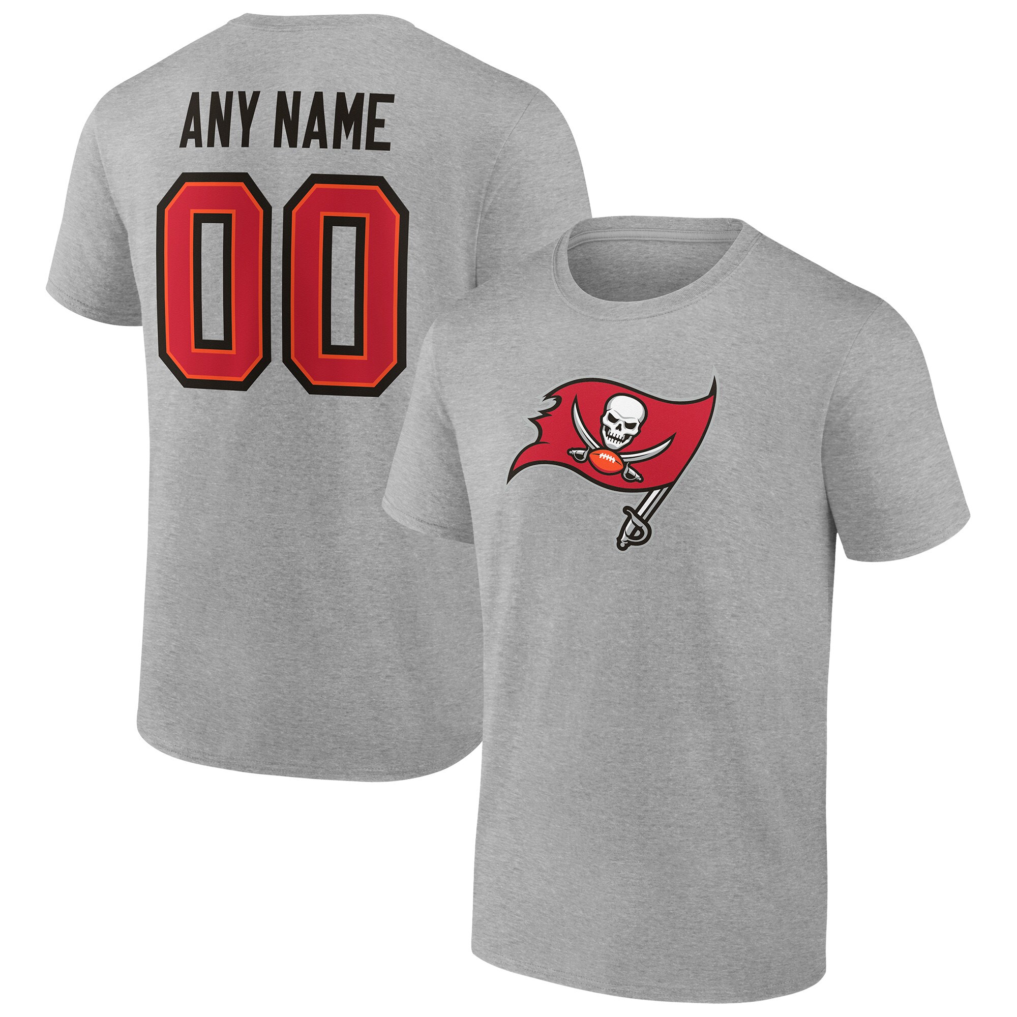 Tampa Bay Buccaneers Custom Team Authentic T Shirt